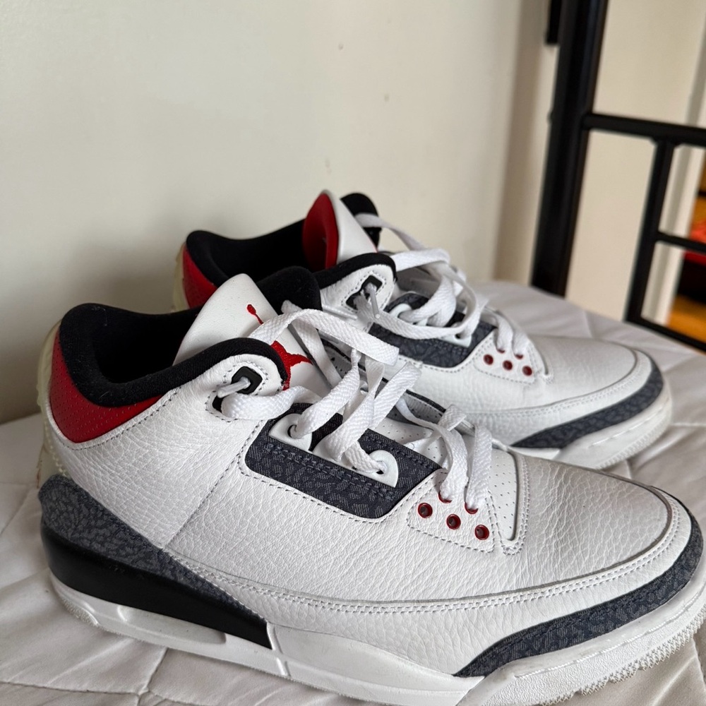 Men’s Jordan White and Black Sneakers